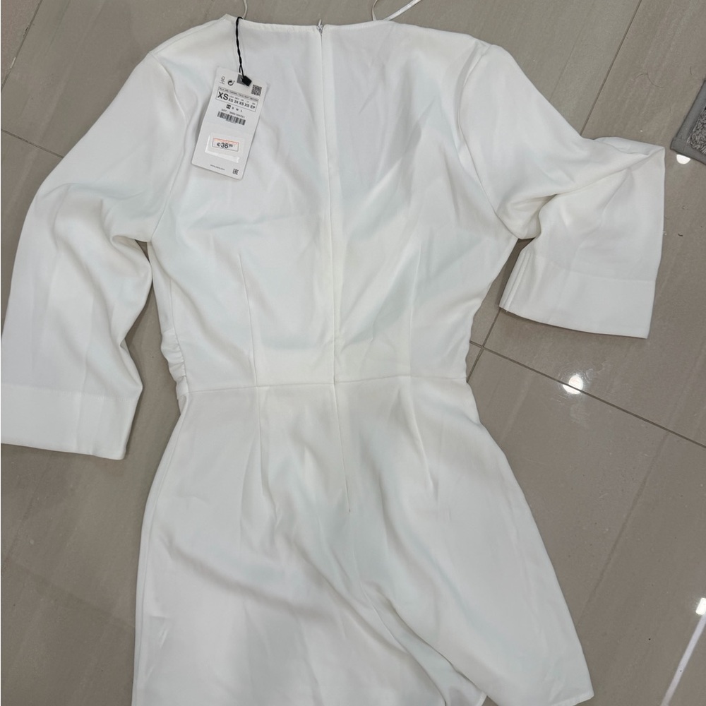 Elegant White Women's Dress